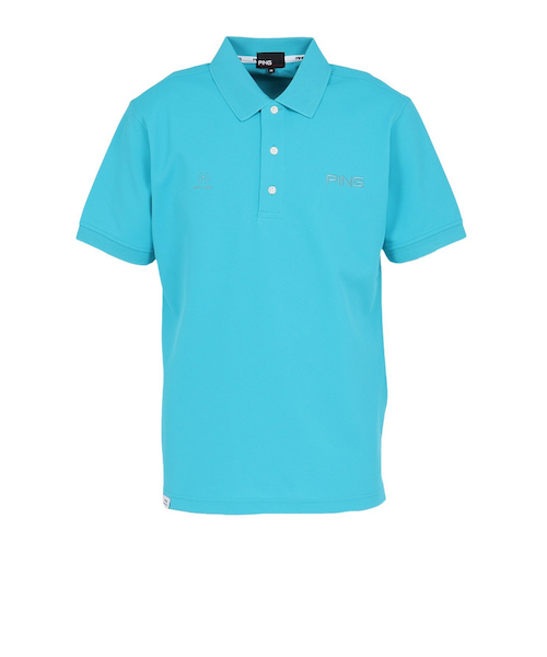 ピン（PING）ゴルフウェア レイブロック 半袖ポロシャツ 621-6160203