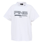 ピン（PING）ゴルフ アップリケ半袖ハイネックシャツ 622-6167200-030