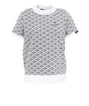 ピン（PING）ゴルフウェア AZモノグラム ジャカード 半袖ハイネックネックニット 622-6175200-030