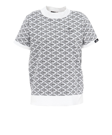 ピン（PING）ゴルフウェア AZモノグラム ジャカード 半袖ハイネックネックニット 622-6175200-030