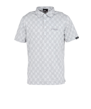 ピン（PING）ゴルフウェア AZモノグラム ジャカード ブロックロゴ 半袖ポロシャツ 621-6160101-030