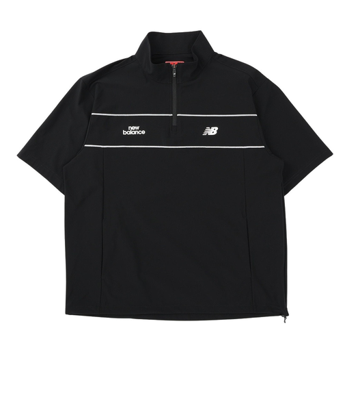 ニューバランス（new balance）ゴルフウェア 半袖 スタンドジップ ジャケット 012-6164003-010