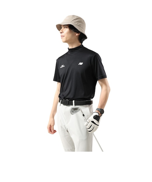 ニューバランス（new balance）ゴルフウェア 半袖 モックネック シャツ