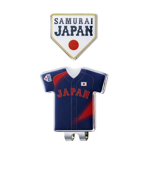 ミズノ（MIZUNO）SAMURAI JAPAN ゴルフマーカー 5LJD260214