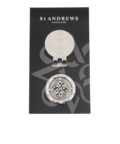 セントアンドリュース（ST.ANDREWS）ゴルフ ケルトラインストーン クリップマーカー 042-6984251-160