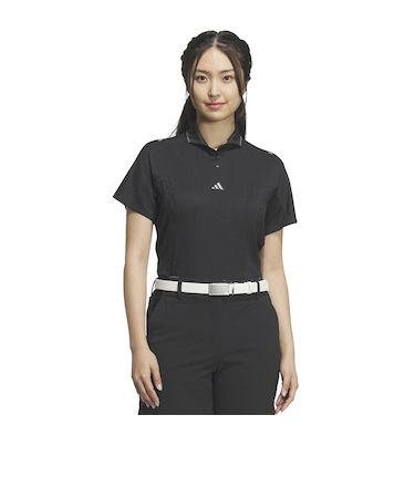 アディダス（adidas）ゴルフウェア CC ボディマッピング ポロシャツ DB033-KA1817BLK