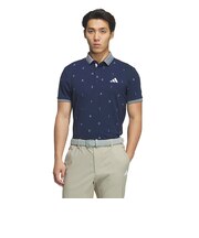 アディダス（adidas）ゴルフウェア クライマクール モノグラム 半袖ポロシャツ VD559-JZ4364NVY