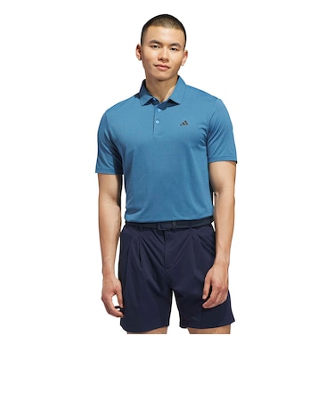 アディダス（adidas）ゴルフウェア テクスチャード 半袖シャツ UB130-KB6795 BLU