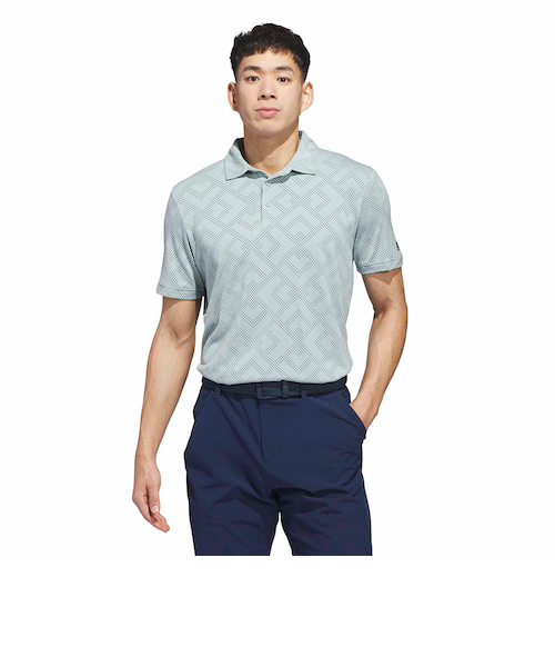 アディダス（adidas）ゴルフウェア クライマクール ジャガード 半袖