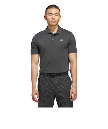 アディダス（adidas）ゴルフウェア テクスチャード 半袖シャツ UB130-KC1118 BLK