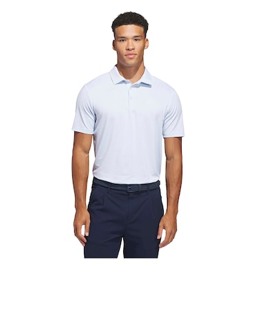 アディダス（adidas）ゴルフウェア テクスチャード 半袖シャツ UB130-JY5471 W/LBL