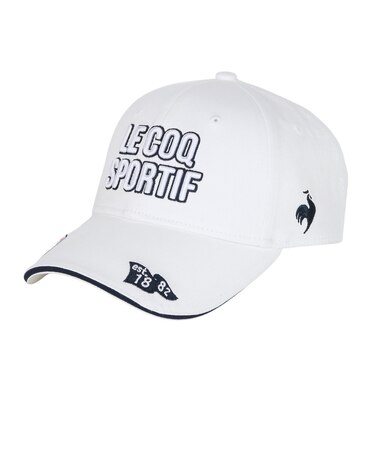 ルコックスポルティフ（lecoqsportif）ゴルフ 定番 ロゴキャップ LG5SCP00L WH01