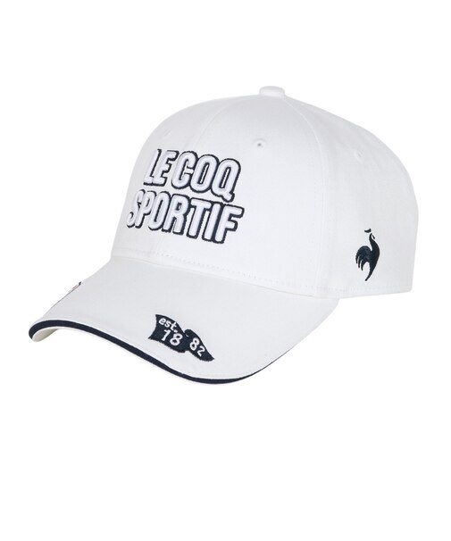 ルコックスポルティフ（lecoqsportif）ゴルフ 定番 ロゴキャップ LG5SCP00L WH01