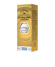 キャロウェイ（CALLAWAY）ゴルフボール クロムツアー 26 ホワイト トリプルトラック 3B 2026年モデル スリーブ(3個入り)