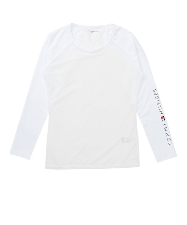 トミーヒルフィガー（TOMMY HILFIGER）ゴルフウェア Uネック インナーシャツ THLA491-WHT