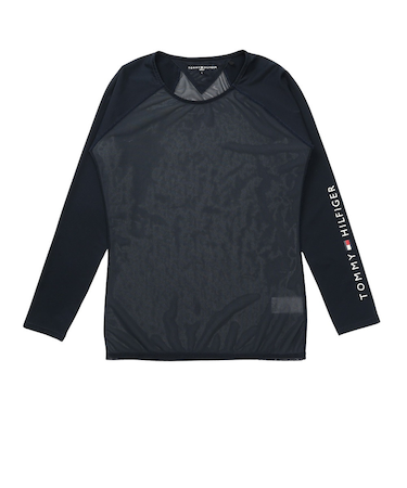 トミーヒルフィガー（TOMMY HILFIGER）ゴルフウェア Uネック インナーシャツ THLA491-NVY