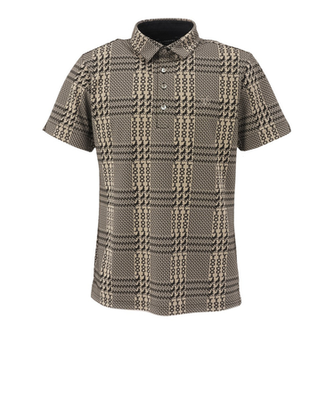 セントアンドリュース（ST.ANDREWS）ゴルフウェア ホースビットチェックジャガード半袖シャツ 042-6160253-040