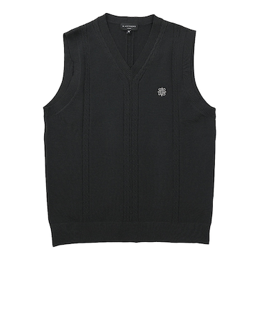 セントアンドリュース（ST.ANDREWS）ゴルフウェア 9Gケーブル Vネック ニット ベスト プルオーバー 042-6173251-010