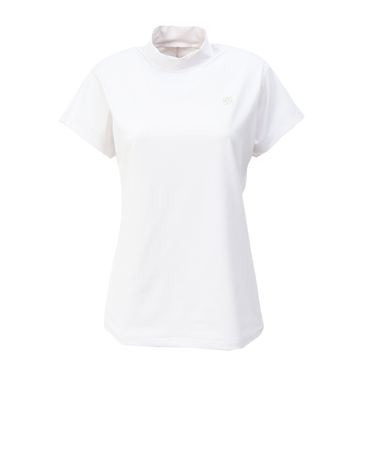 セントアンドリュース(ST.ANDREWS)レディース ゴルフ 半袖 ポリエステル ベア天竺ハイネック 043-6167352-030