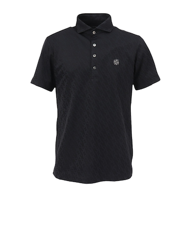 セントアンドリュース(ST.ANDREWS)ゴルフウェア SAロゴジャガード半袖シャツ 042-6160251-010