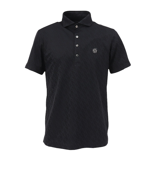 セントアンドリュース(ST.ANDREWS)ゴルフウェア SAロゴジャガード半袖シャツ 042-6160251-010