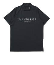 セントアンドリュース（ST.ANDREWS）ゴルフ 半袖 メンズ ポリエステル ベア天竺ハイネック 042-6167351-010
