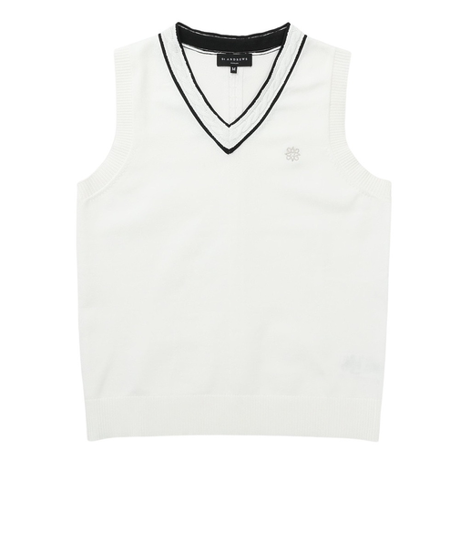 セントアンドリュース（ST.ANDREWS）ゴルフウェア 12G天竺Vネックニットベスト 043-6173252-030