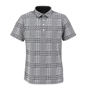 セントアンドリュース（ST.ANDREWS）ゴルフウェア ホースビットチェックジャガード半袖シャツ 042-6160253-030