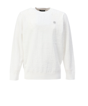 セントアンドリュース（ST.ANDREWS）ゴルフウェア ダブルロゴ ジャガード クルーネック ニット プルオーバー 042-6170251-030