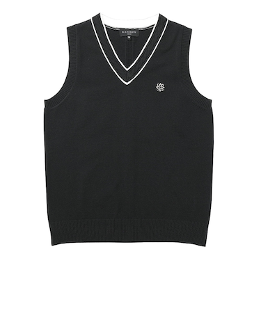 セントアンドリュース（ST.ANDREWS）ゴルフウェア 12G天竺Vネックニットベスト 043-6173252-010