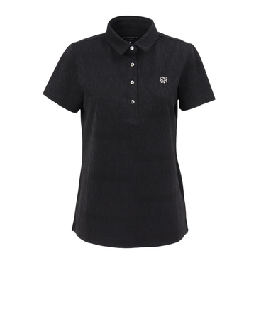 セントアンドリュース（ST.ANDREWS）ゴルフウェア ダブルロゴジャガード半袖シャツ 043-6160352-010