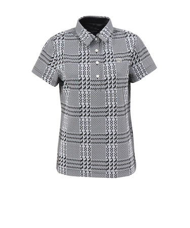 セントアンドリュース（ST.ANDREWS）ゴルフウェア ホースビットチェックジャガード半袖シャツ 043-6160254-030