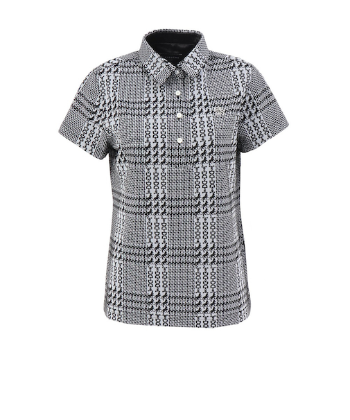 セントアンドリュース（ST.ANDREWS）ゴルフウェア ホースビットチェックジャガード半袖シャツ 043-6160254-030