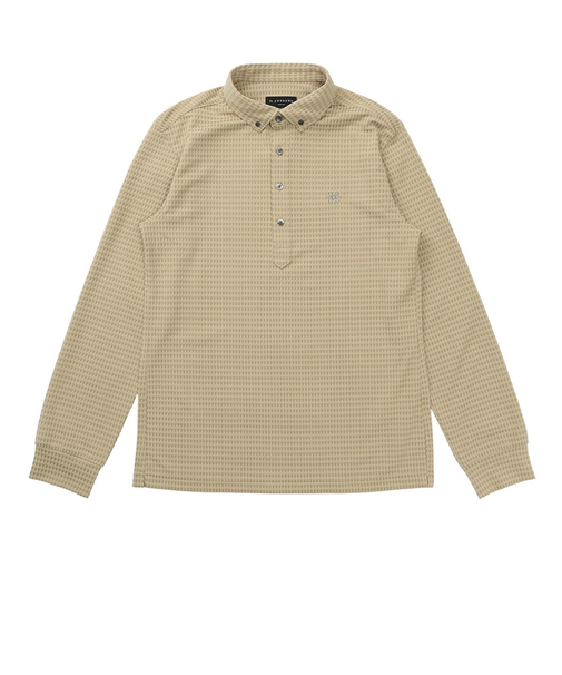 セントアンドリュース（ST.ANDREWS）ゴルフウェア 格子ジャガード長袖シャツ 042-6161251-040