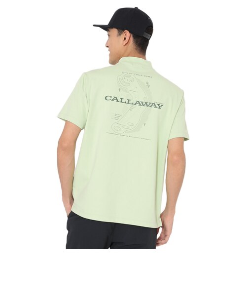 キャロウェイ（CALLAWAY）モックネック ゴルフ 半袖 メンズ マイナス3℃裏クールリラックス半袖モックネック C26134120-1130