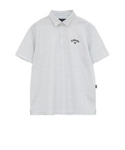 キャロウェイ（CALLAWAY）ゴルフウェア かざあなメッシュ小ヤシの木総柄半袖シャツ C26134125-1020