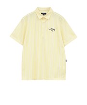 キャロウェイ（CALLAWAY）ゴルフウェア かざあなメッシュストライプ総柄半袖シャツ C26134124-1060