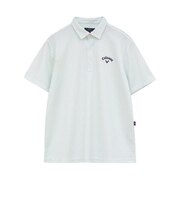 キャロウェイ（CALLAWAY）ゴルフウェア かざあなメッシュ小ヤシの木総柄半袖シャツ C26134125-1130