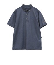 ロサーセン（ROSASEN）ゴルフウェア 吸水速乾 メランジ調カノコ半袖 