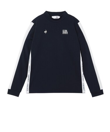 ルコックスポルティフ（lecoqsportif）ゴルフウェア モックネック 長袖シャツ LG6SLS50L NV00