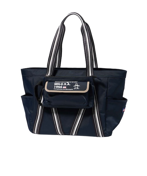 マンシング（MUNSING）ナイロンツイル ジャカードテープ トートバッグ MG6STT01M NV00