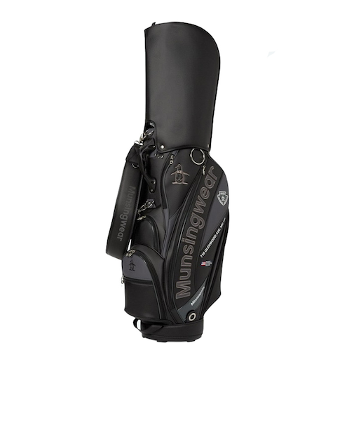 マンシング（MUNSING）9.5型 アクティブロゴキャディバッグ MG6SCB00M BK00