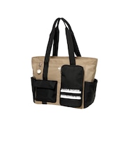 ルコックスポルティフ（lecoqsportif）ボーダーデザイン チャーム付きトートバッグ LG6STT00L BG00