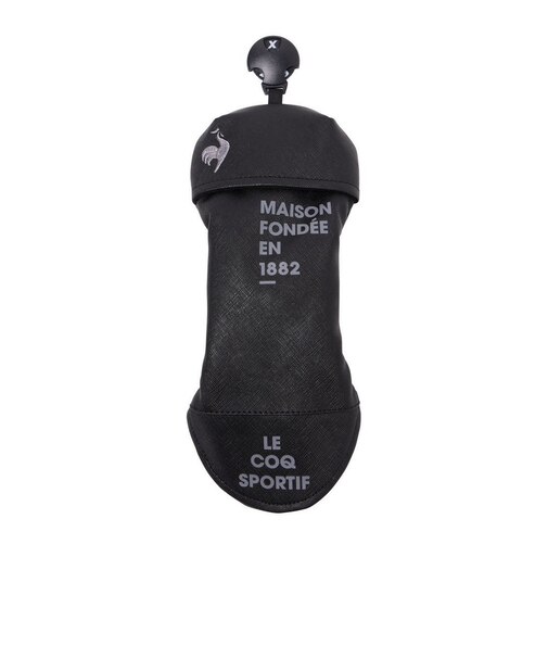 ルコックスポルティフ（lecoqsportif）ゴルフ フユーティリティ用ヘッドカバー LG6SHC40L BK00