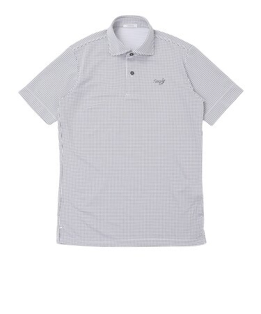 ゴルフウェア ギンガムチェック 半袖ポロシャツ 21-2261244-05