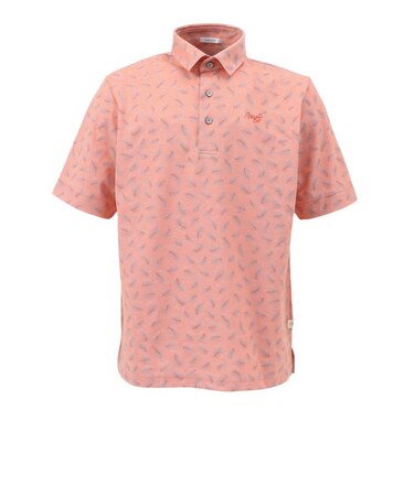 ゴルフウェア リーフプリント 半袖ポロシャツ 21-2261341-35