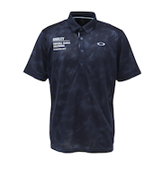 オークリー（OAKLEY）ゴルフウェア SYNC PACK BRIGHT ジャカード 半袖ポロシャツ FOA409093-6AC