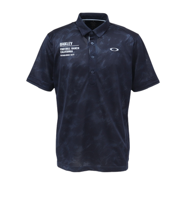 オークリー(OAKLEY)ゴルフウェア SYNC PACK BRIGHT ジャカード 半袖ポロシャツ FOA409093-6AC