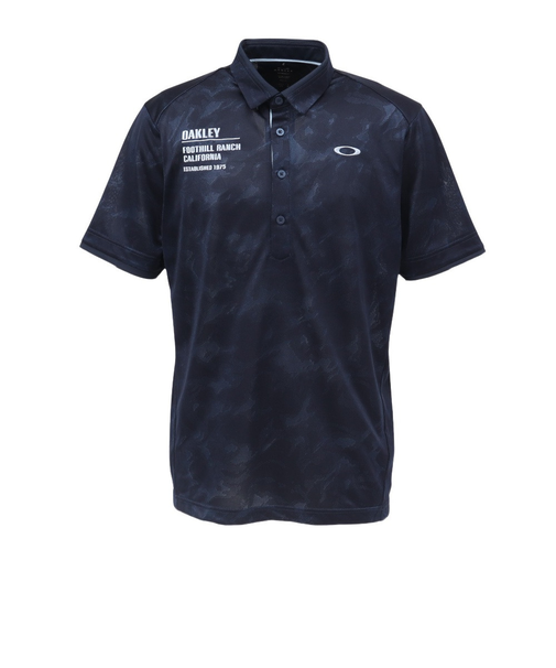 オークリー(OAKLEY)ゴルフウェア SYNC PACK BRIGHT ジャカード 半袖ポロシャツ FOA409093-6AC
