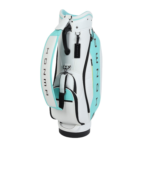 本間ゴルフ（HONMA）キャディバッグ プロレプリカ 9.5型 CB12603 WH/T BL